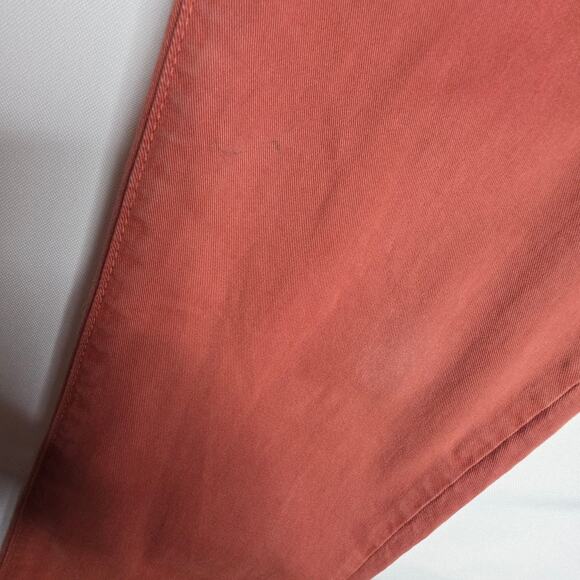 Veronica Beard Sz26/2 Terracotta Arya HighRise Straight jean cargo pants button - Picture 14 of 16